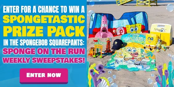 Sponge on the Run Weekly Sweepstakes