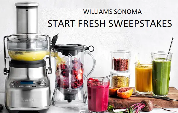 Williams Sonoma Start Fresh Giveaway