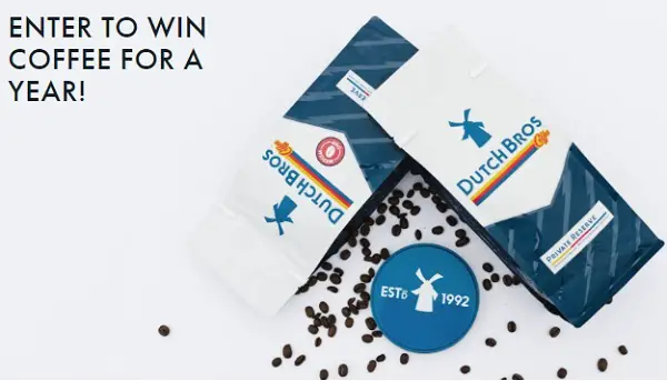Dutch Bros Free Coffee For A Year Giveaway