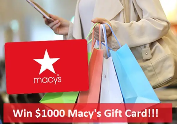 Macy’s Gift Card Giveaway 2020