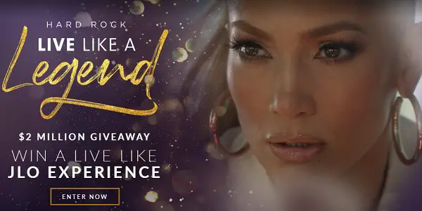 Hard Rock Cafe Live Like A Legend $2 Million Giveaway