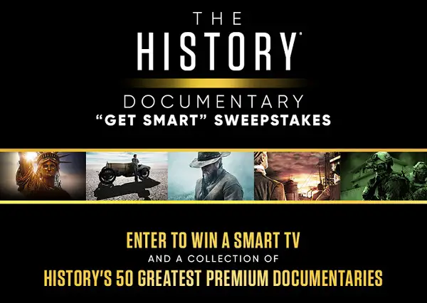 History Documentary Get Smart Sweepstakes