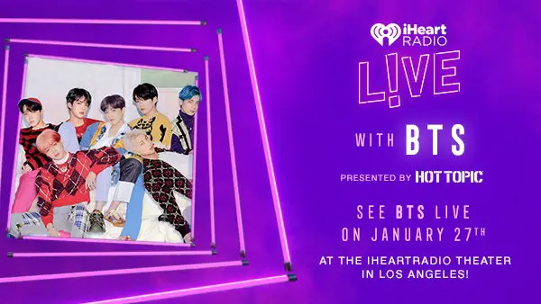 iHeartRadio Hot Topic BTS Sweepstakes