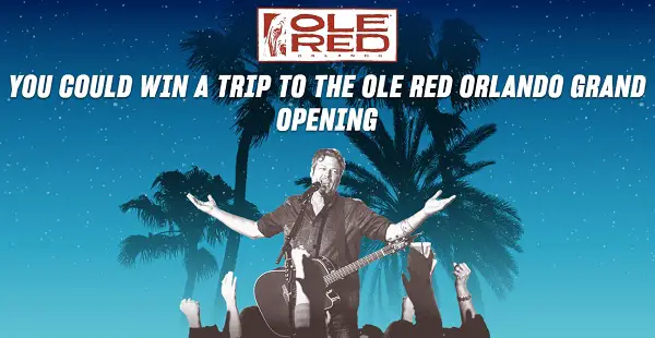 Ole Red Orlando Opening Sweepstakes