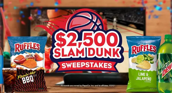 Tasty Rewards Slam Dunk Sweepstakes: Win $2500 Cash!