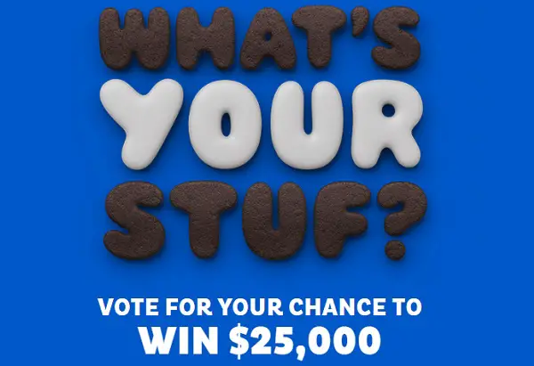 Oreo What's Your Stuf Contest