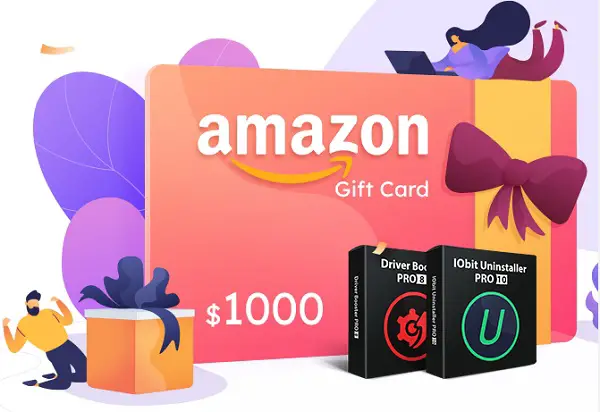 Iobit $1,000 Amazon Gift Card Giveaway