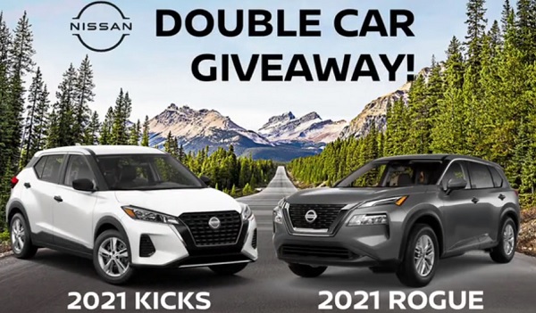Nissan Double Car Giveaway 2021 (2 Winners)
