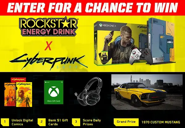 Rockstar Cyberpunk 2077 Sweepstakes