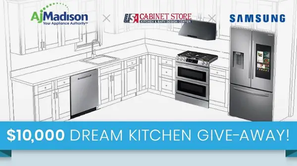 AJ Madison $10000 Kitchen Makeover Sweepstakes