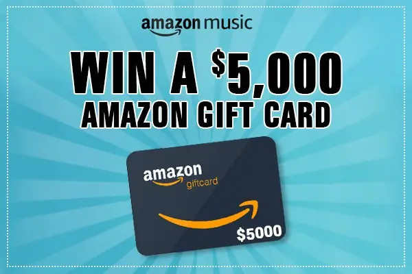 Amazon.com $5k Gift Card Sweepstakes 2020