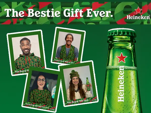 Heineken Holiday Sweepstakes 2020 on BestieGiftEver.com