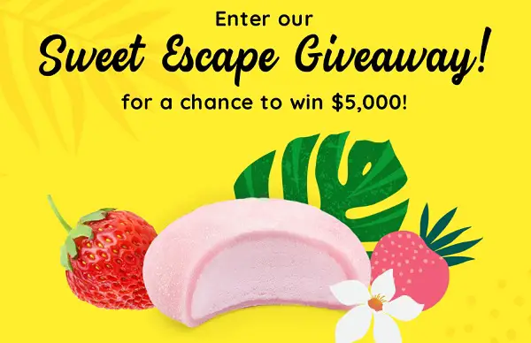 Bubbies Ice Cream Sweet Summer Escape Sweepstakes