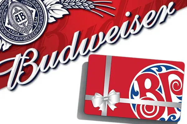 Budweiser Gift Card Contest (2000 Winners)