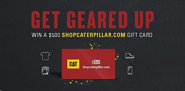 Caterpillar Gift Card Giveaway 2020
