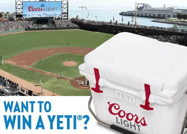 Coors Light Tailgate Sweepstakes 2020