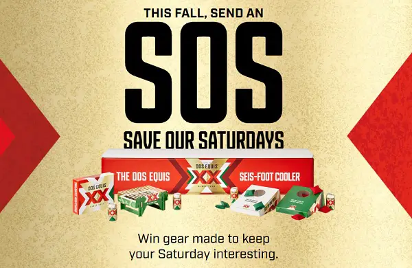 Dos Equis Save Our Saturdays Sweepstakes