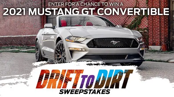 Ford Car Sweepstakes 2021 on Drifttodirt.com