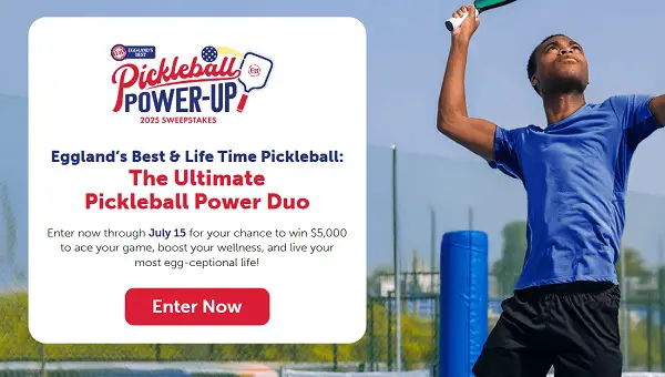 Eggland’s Best Pickleball Sweepstakes – Win $5,000 & Weekly Wellness Prize Packs!