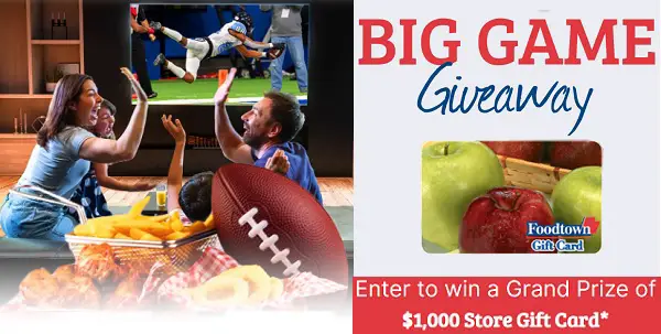 Food Town Big Game Giveaway 2021