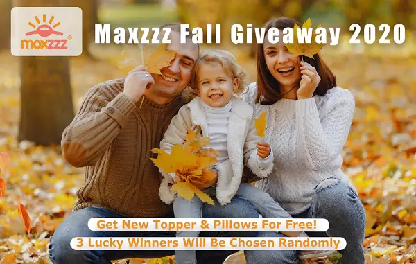 Win Maxzzz New Toppers and Pillows For Free