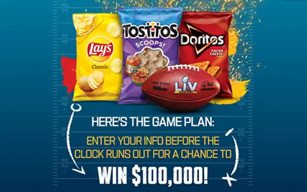 Frito-Lay Crunchtime Sweepstakes: Win $100000 Cash!