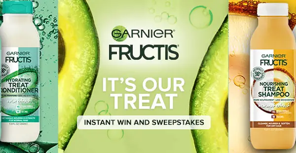 Garnier Instant Win Game and Sweepstakes 2020