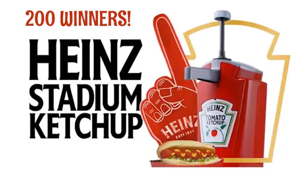 Heinz Stadium Ketchup Sweepstakes