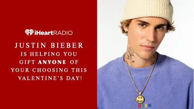 Justin Bieber Valentine's Day Sweepstakes