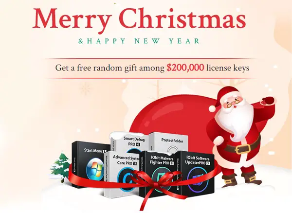 Iobit Christmas Giveaway 2020