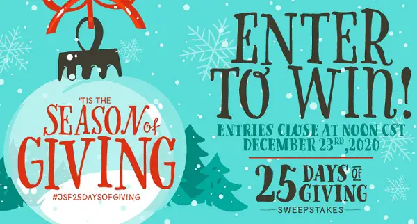 John Soules Foods 25 Days of Giving Sweepstakes