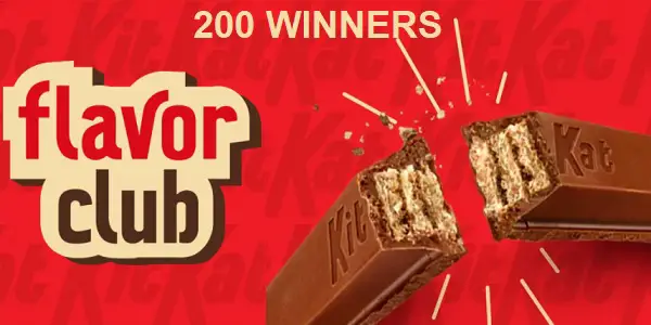 Kit Kat Flavor Club Sweepstakes (200 Winners)
