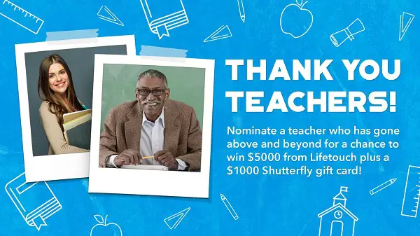Lifetouch Thank You Teacher Contest: Win $5000 Cash!