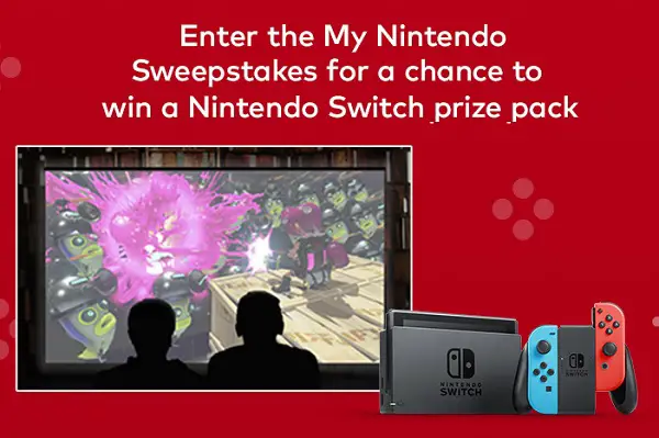 Super Mario Nintendo Switch Sweepstakes 2021