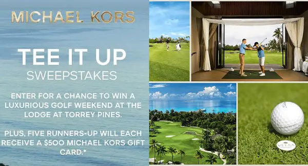 Michael Kors Free Golf Getaway Sweepstakes 2023