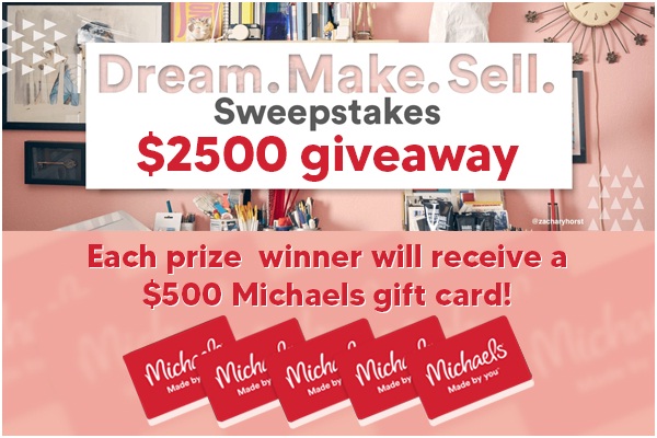 Michaels Dream Space Sweepstakes: Win Gift Card!
