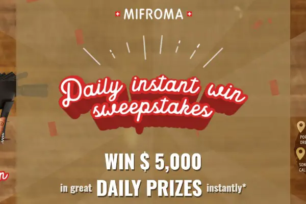 Mifroma Daily Instant Win Sweepstakes