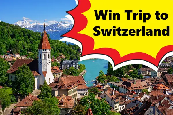 My Switzerland Sweepstakes 2020