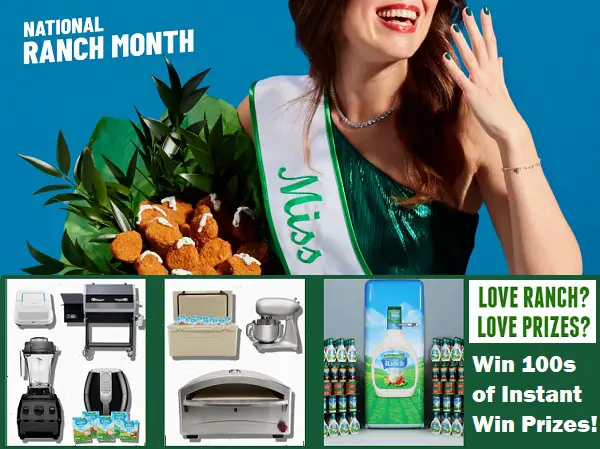Hidden Valley National Ranch Month Sweepstakes (1200+ Prizes)
