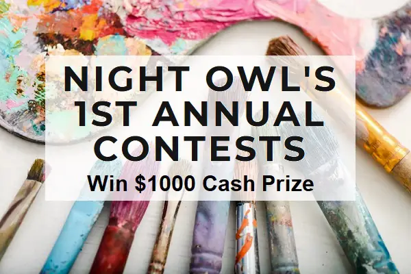 Night Owls Annual Art Contest: Win $1000 Cash!