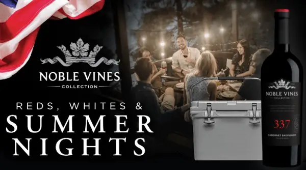 Noble Vines Yeti Cooler Sweepstakes 2020