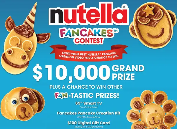 Nutella Fancakes Contest (132 Winners)