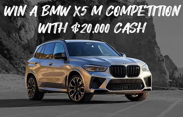 Omaze BMW X5M Sweepstakes