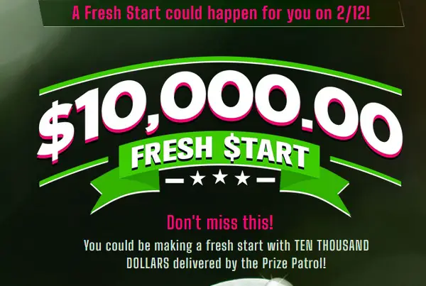 PCH $10000 Fresh Start Giveaway