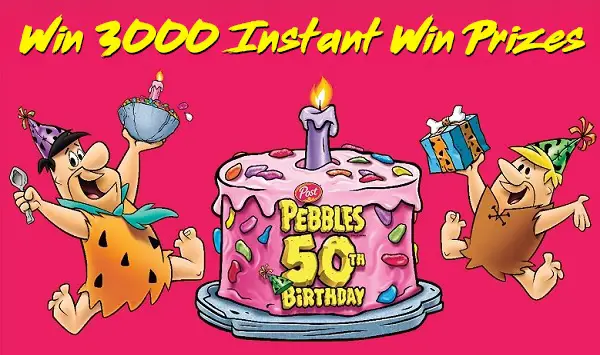 Pebbles Birthday Instant Win Game (3000 Prizes)
