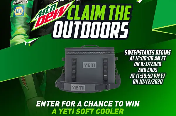 Pepsi Yeti Cooler Sweepstakes 2020