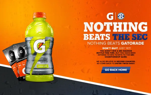 Pepsi Nothing Beats the Sec Sweepstakes