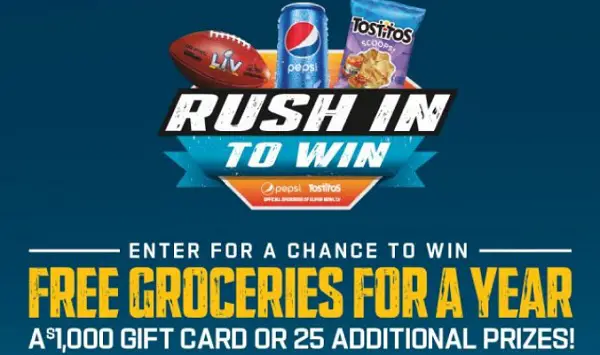 Pepsi-Cola Rush in to Win Sweepstakes