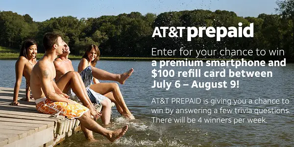 AT&T Prepaid Sweepstakes 2020 (20 Winners)