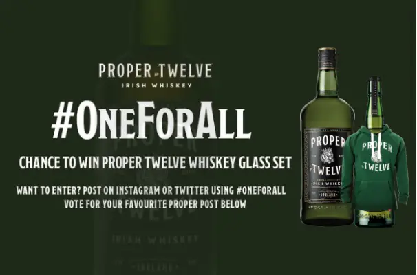 Proper No. Twelve Irish Whiskey Hoodie IWG & Sweepstakes